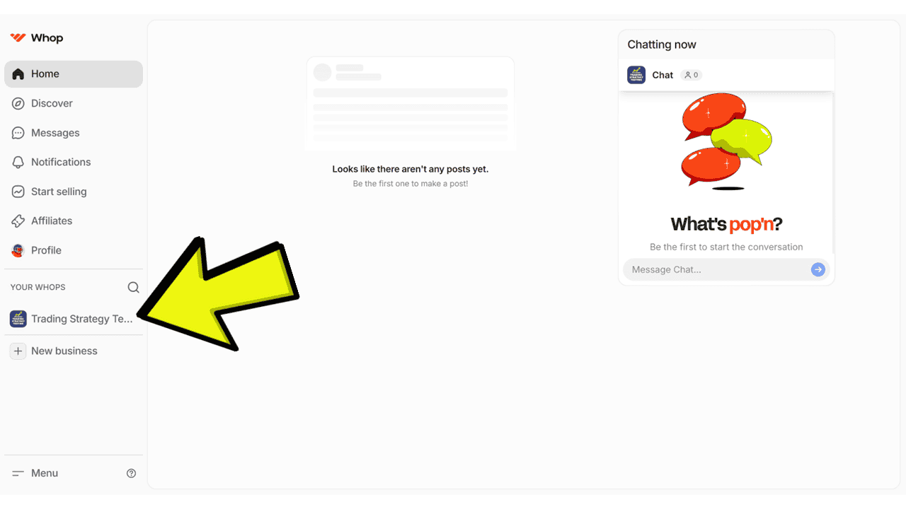 Find Trading Strategy Testing in sidebar