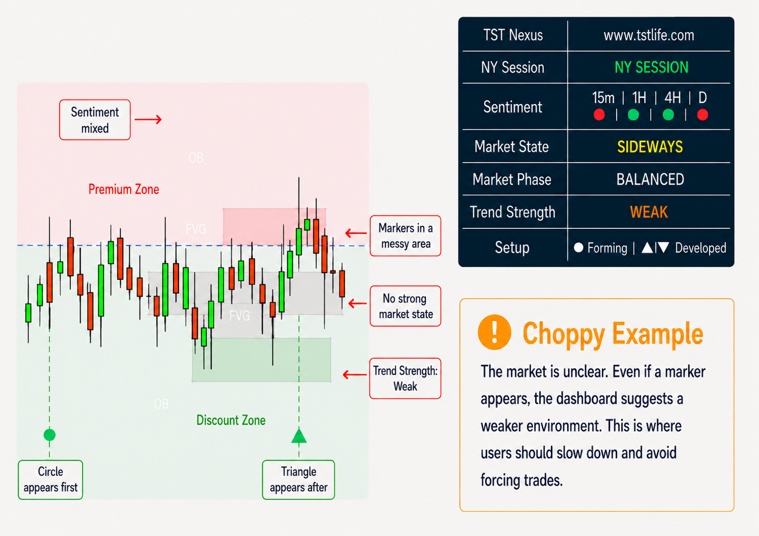 Choppy market screenshot